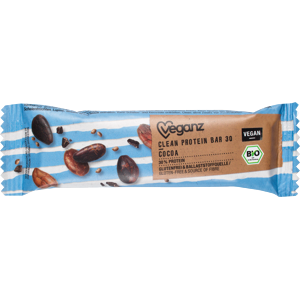 Veganz Clean protein tyčinka s kakaovými boby BIO 45 g